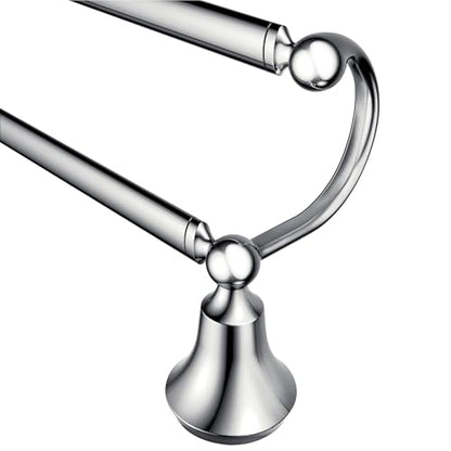 Moen YB5222CH Wynford 24-Inch Double Towel Bar, Chrome - color: Chrome, size: 24 inches, style: Double Towel Bar