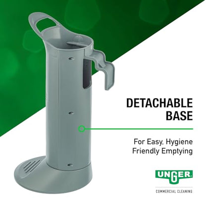UNGER Commercial Toilet Brush and Holder Set - with Replacement Head BWHR | Maintains toilet bowl cleanliness with ergonomic design and effective cleaning capability; Hygienic Holder; Durable Bristles