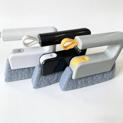 Deep Reach Window Groove Cleaning Brush, Handheld Track Cleaner Tool for Window Slides, Tile Grout, Shutters, Car Vents & Narrow Crevices (Mix) - color: Mix