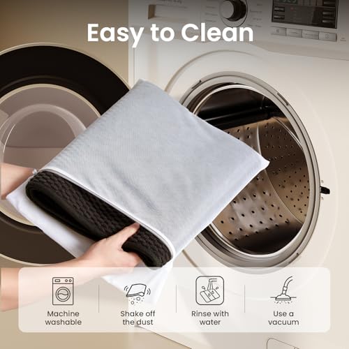 TYUU Bath Mat Set 2 Piece, Thin Bathroom Rugs Non Slip Washable Quick Dry | Non Slip Quick Dry Soft Absorbent Thin Low Pile Bathroom Mats, Washable Bath Rugs 2 Piece Set 16x24 in. Black - color: Black, size: 16"x24" + 16"x24"