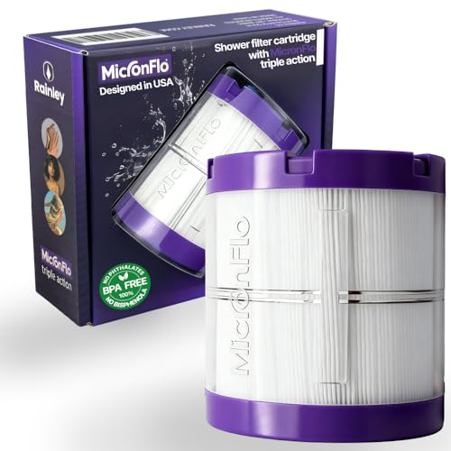 MicronFlo Shower Filter Cartridge - Hard Water Refill | Keeps the softer skin and shinier hair going. Swap it in every few months and the 5 micron media does the rest.