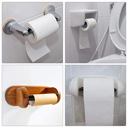 Shappy 4 Pcs Universal Toilet Paper Holder Replacement Rod Spring Loaded Plastic Retractable Paper Replacement Rod Toilet Tissue Roll Holder Insert for Bathroom Home Fixture Accessories (Black) - color: Black