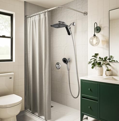 Magnetic Shower Head Holder for BOZYBO 460311 Shower Head Combo - color: Silver