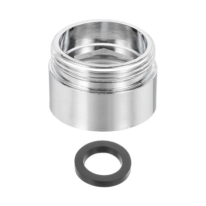 uxcell Faucet Aerator Adapter, 1/2" Female to M22 Male with Washer, 15mm Length - size: 1/2" Female to M22 Male, 15mm Length