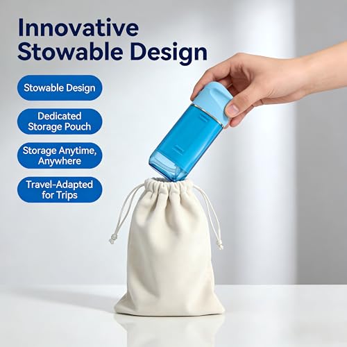 PATO Nasal and Oral Dual-Function Irrigation System, White | 8 Nozzles, 30 Packs of Salt Packets, Relieves Sinus Problems, Dual Care for Mouth and Nose - color: White