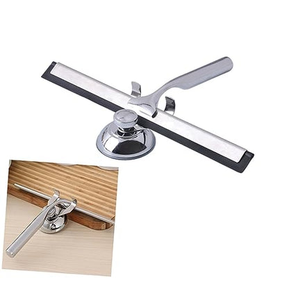 Window Scrubber Window Wiper Squeegee Mirror Squeegee Stainless Steel Holder