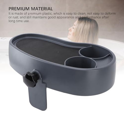 Hot Tub Tray Adjustable Plastic Anti Slip Cup Holder Serving Tray for Beverage Books Food