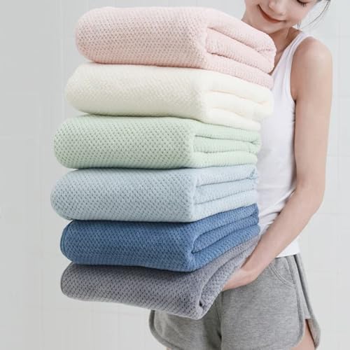 Luxury Spa Bath Towel 35" x 67", Microfiber Bath Towel, No linting No fading, Thick & Plush, Super Soft Highly Absorbent, Sturdy Quick Drying Towels for Sensitive Skin, Bathroom, Gym, Sports, Yoga