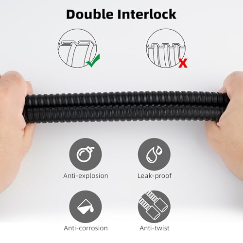 Hibbent All Metal Shower Hose, 59 Inch Stainless Steel Extra Long Shower Hose Replacement, Anti-Twist Flexible Bathroom Handheld Shower Head Hose Extension with Brass Insert & Nut, Oil Rubbed Bronze - color: Oil Rubbed Bronze, size: 59 Inch
