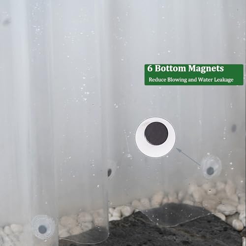 Extra Long Shower Curtain Liner,72x82 Inch Length Clear Vinyl Plastic Tall Shower Liner Long with 6 Magnets for Bathroom, PEVA Lightweight & Waterproof with Rustproof Grommets - color: 4g-clear, size: 72"W x 82"L (Pack of 1)