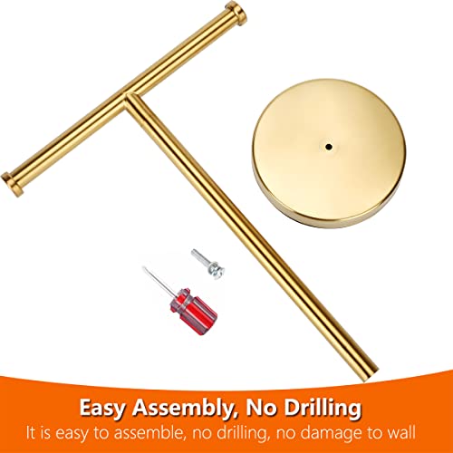 Kalitro Gold Towel Rack Hand Towel Stand, Bathroom Towel Holder Stand SUS304 Stainless Steel (Gold) - color: Gold