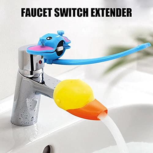 Sink Handle Extender for Toddlers Kids Babies Handle Extender Set Childrens Hand Washing Device(blue)