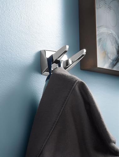 Moen Donnor Collection Chrome 6.25-Inch Diameter Wall Mount Contemporary Bathroom Hand-Towel Ring, P5860 - size: 1 Count (Pack of 1)