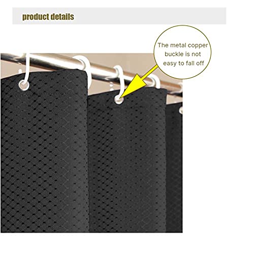 Shower Curtains, 72x72 Inches Waterproof Textured Washable Heavy Duty Fabric Shower Curtain,Minimalist Soft Cloth Chic Hotel Spa Quality Modern Shower Curtain for Bathtub Home Bathroom Farmhouse - color: B