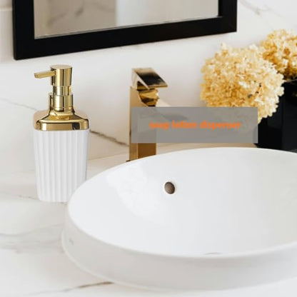 9 PCS White Bathroom Accessories Set with Trash Can Bathroom Accessory | All-in-One Kit with Trash Can,Toothbrush Holder,Soap Dispenser,Toothbrush Cup,Vanity Tray,Soap Dish,Toilet Brush etc for Home - color: White