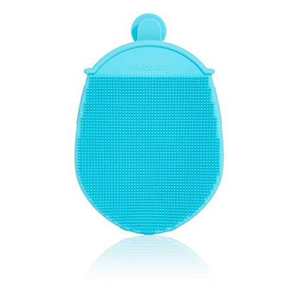 Frida Baby DermaFrida The Bath Mitt, Toddler Body Bath Brush, Silicone | Quick-Dry Silicone Washcloth Replacement, Fits Parent or Child for Early Development - style: Bath Mitt