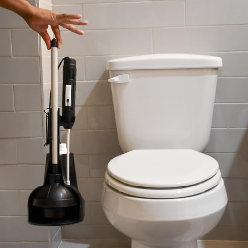 Schoon: Plunger with self-cleaning mechanism. Disinfect your plunger and your bathroom.
