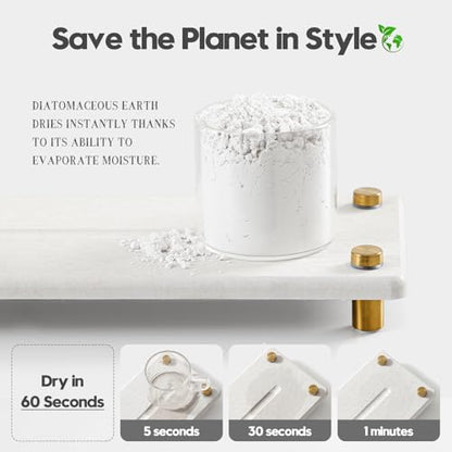 Stone Drying Tray, Gold Sink Caddy, Water Absorbing Faucet Mat Kitchen Sink Organizer, Diatomite Bathroom Counter Coaster, Soap Dish Rack Riser Dispenser Sponge Holder, Beige 10" x 4" - color: 10"x 4" - Beige - Gold