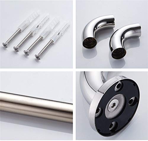 Grab Bars Handle Safety Support Hand Rails U-Type Toilet Stainless Steel Grab Bar-Bathroom Handrail Bathtub Handrail -Anti-Skid Handle for Elderly Disabled