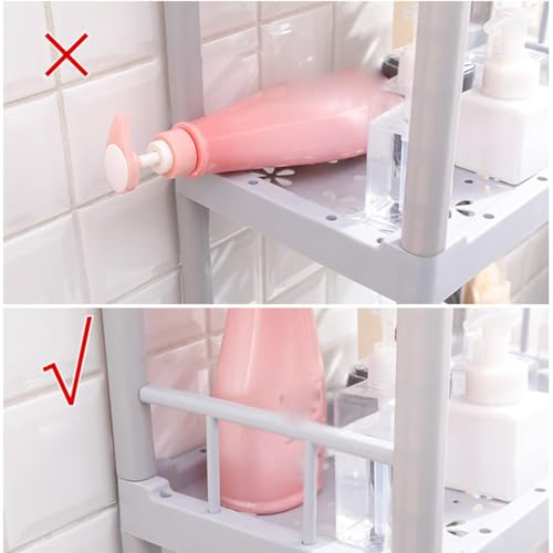 Over Toilet Storage Shelf - Freestanding Bathroom Cabinet Stylish Above Shelving Unit Space-Saving Organizer