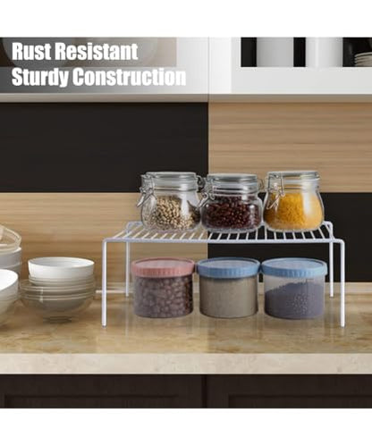 Expandable Under Sink Organizer Shelf | Stainless Steel Adjustable Storage Rack | Multipurpose Cabinet Organizer for Kitchen, Bathroom, Laundry & Utility Room | Space Saving Storage Shelf