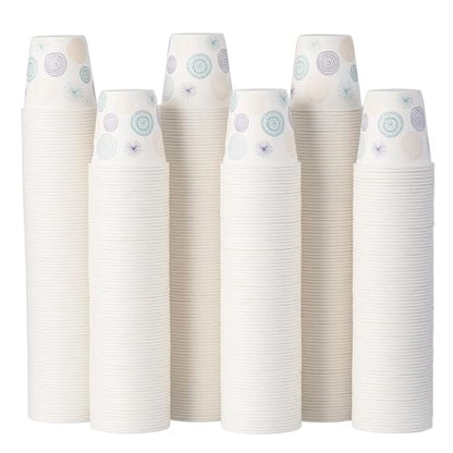 Tamone 600 Pack 3 oz Bathroom Cups, Small Paper Cups, Mouthwash Cups, Disposable Paper Cups,3oz Paper Cups for Party, Picnic, BBQ, Travel, Home and Event - color: Beige