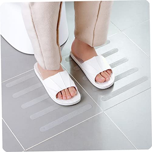 Ciieeo 12pcs Bathtub Sticker Slip Shower Sticker Skid Strips Peva Nonslip Adhesive Strips for Bathroom Safety