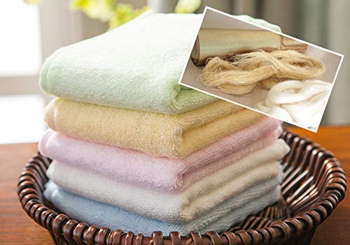 Tosnail 20 Pack 10" x 10" Ultra Soft Bamboo Fiber Baby Bath Washcloths and Towels - Assorted 5 Colors