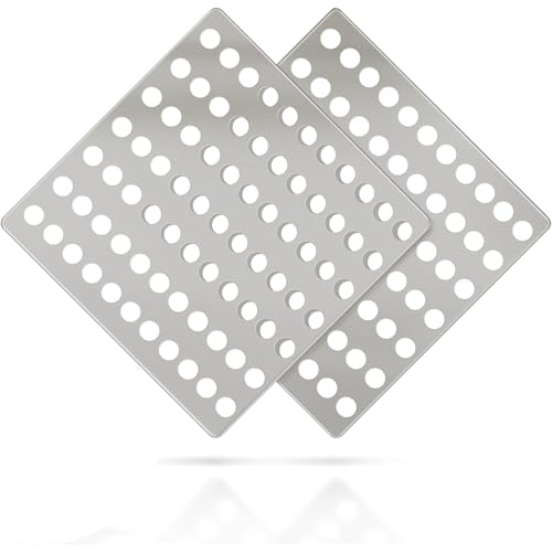 15x15 Centimeter Rustproof Stainless Steel Swirl Drain Covers - Hopper Lids - Outdoor Drain Cover - Metal Drain Covers Outdoor (1 Pack)
