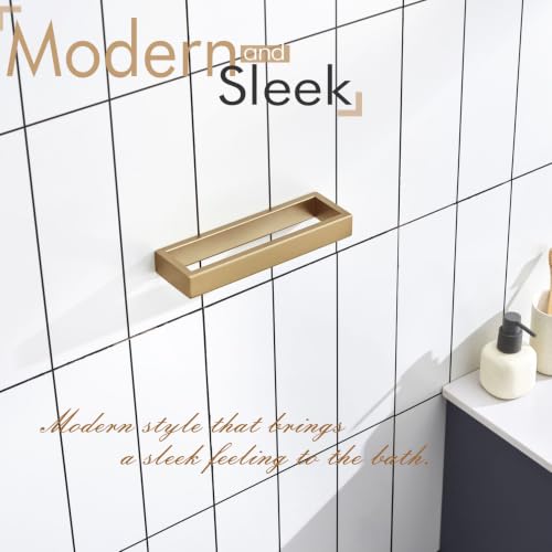 KOKOSIRI Towel Ring Wall Mount Hand Towel Racks 9-Inch Kitchen Holder Bathroom Hardware Champagne Bronze Stainless Steel, 2 Pack B4008CPG-L9-P2 - color: Champagne Bronze, size: 2 Pack