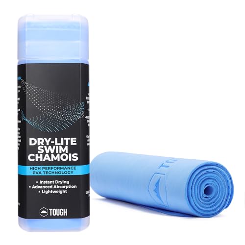 Tough Outfitters Quick Dry Towel - Travel Towel Fast Drying Lightweight - Compact Microfiber Towels for Body Camping Swim Beach Camp Backpacking - Quick Dry for Swimmers - color: Large - 26" X 17" - Blue