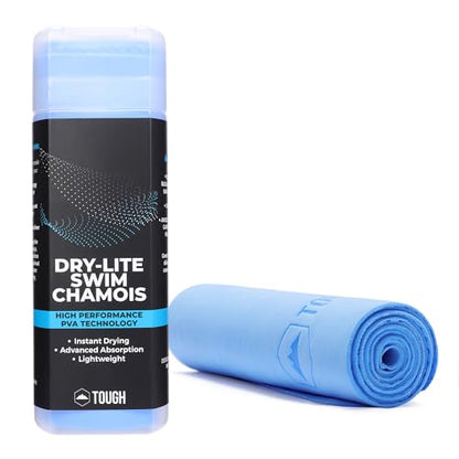 Tough Outfitters Quick Dry Towel - Travel Towel Fast Drying Lightweight - Compact Microfiber Towels for Body Camping Swim Beach Camp Backpacking - Quick Dry for Swimmers - color: Large - 26" X 17" - Blue