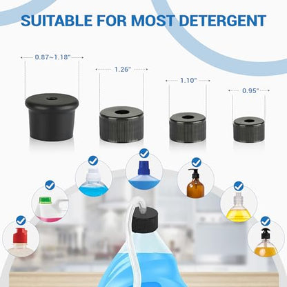 Yofidra Sink Soap Dispenser Extension Tube Kit (Anti-Backflow, 47") | Upgraded check valve, fits most soap containers, stable strong suction, no repeated tiny bottle refilling - color: White, size: 47" (Pack of 1)