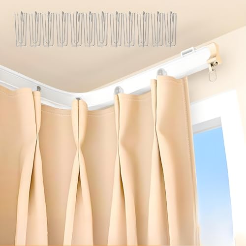 Aluminum Flexible Curtain Track, Ceiling/Wall Mount Curtain Rail System, Curved Shower Curtain Rod, for Curved Shower Curtain, RV(White,160cm/5.2ft) - color: White, size: 160cm/5.2ft