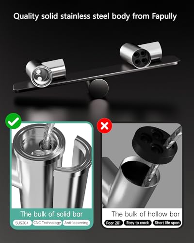 Fapully Commercial Pull Down Kitchen Sink Faucet with Sprayer Brushed Nickel - color: Brushed Nickel, style: Classic