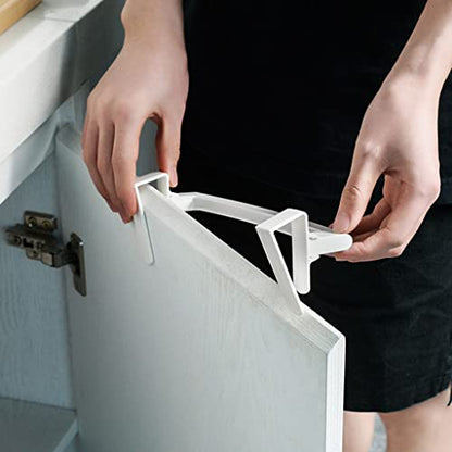 Towel Rack Over Door Towel Bar Hanging Holder ABS Bathroom Kitchen Cabinet Towel Rag Rack Shelf Hanger for Cupboard Door