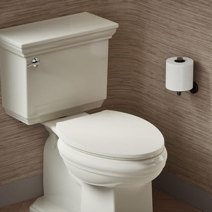 Kohler K-27331-96 Glissade ReadyLatch Quiet Close Elongated Toilet Seat, Biscuit - color: Biscuit, size: ELONGATED