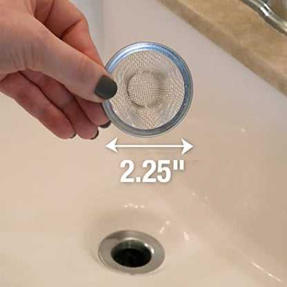 Danco Lavatory Sink Mesh Strainer, 2 in, Stainless Steel (88820) - size: 2-1/2-Inch, style: Bathroom Sink Strainer (1 Pack)