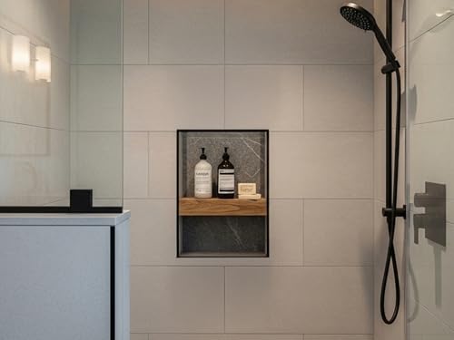 Ardex TLT 501 XPS Foam Waterproof Shower Niche 16"x16" w/ Adjustable Shelf | Prefabricated, Vapor-Resistant, Lightweight - with Alkali Resistant Fiberglass Mesh - for Tiled Shower Surrounds - style: TLT 501 -16 Inch x 16 Inch