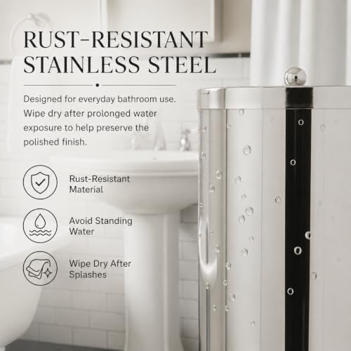 [2023 Upgraded Version] HUJI Rust Resistant Stainless Steel Toilet Paper Roll Canister Holder w/Removable Base for Bathroom Storage (1 Pack, Toilet Paper Canister) - color: Stainless Steel