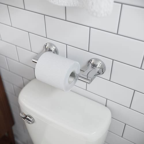 Pfister Pfirst Modern Toilet Paper Holder, Bathroom Tissue Holder, Wall-Mounted, Screw-In, Polished Chrome Finish, BPHPFM0C - color: Polished Chrome, size: 1 Pack