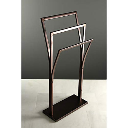 Kingston Brass SCC3305 Edenscape Freestanding Towel Rack, Oil Rubbed Bronze 34.44 x 16.13 x 9.88 - color: Oil Rubbed Bronze