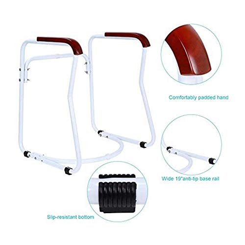Toilet Safety Frame Toilet Surrounding Rail Offers Support, Free Standing Toilet Frame, Ideal for Eldery, Handicapped, and Disabled Aid