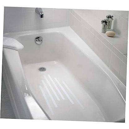 TIDTALEO 36pcs Non Slip Slip Strips for Bath Safety Transparent Shower Stickers Adhesive Bath Treads for Bathtubs Showers Stairs and Floors - size: 36 Pcs