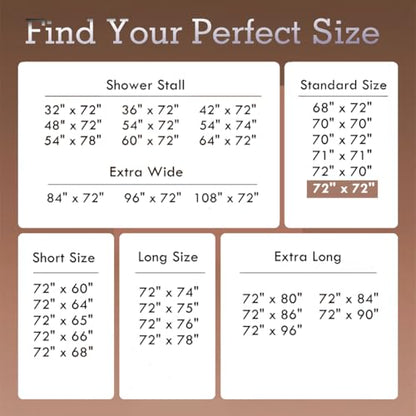 Felisa Waterproof Fabric Shower Curtain Liner with 6 Weighted Magnets,72 x 72 inch Hotel Quality & Soft Cloth Shower Curtain,Washable White Shower Curtain Liner for Bathroom - size: 72"W x 72"L (Pack of 1)