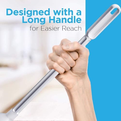 Fuller Brush Toilet Bowl Swab with Handy Holder Caddy – Toilet Swab with Soft Non-Scratch Head, Long Handle, Deep Cleaning Under Rim - size: 1 Pack with Holder Caddy