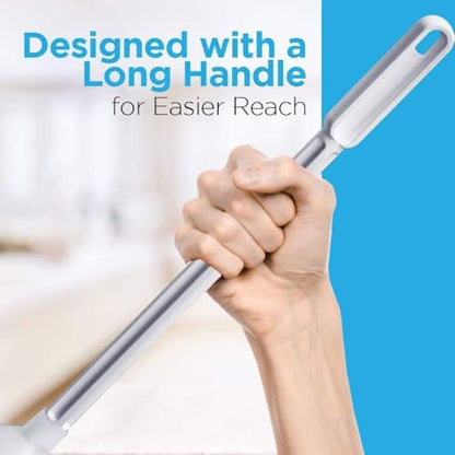 Fuller Brush Toilet Bowl Swab with Handy Holder Caddy – Toilet Swab with Soft Non-Scratch Head, Long Handle, Deep Cleaning Under Rim - size: 1 Pack with Holder Caddy