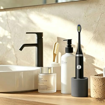 Toothbrush Holder | Diatomite Holder Stand for Bathroom Vanity Countertop Water Absorption Quick Drying Toothbrush Holder Stand