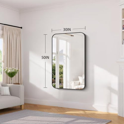 Koonmi Bathroom Wall Mirror,30x50 Inch Large Vanity Mirror for Over Sink - size: 50"L x 30"W