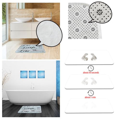 Live Laugh Love Bath Mat Rustic Teal Wooden Board Butterflies Inspirational Quotes Positive Motto Phrase Bathroom Kitchen Toilet Rugs,24x60 Inch - size: 2' x 5' (Rectangular)
